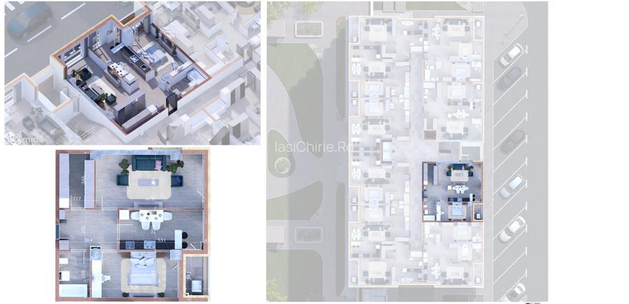 Apartament 1 camera  Copou-Rasarit de Soare - 16