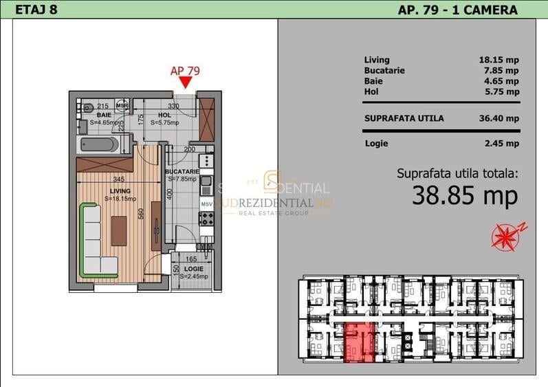 Apartament modern, bloc nou, zona parc Arghezi, Sector 4, Comision 0 - 1