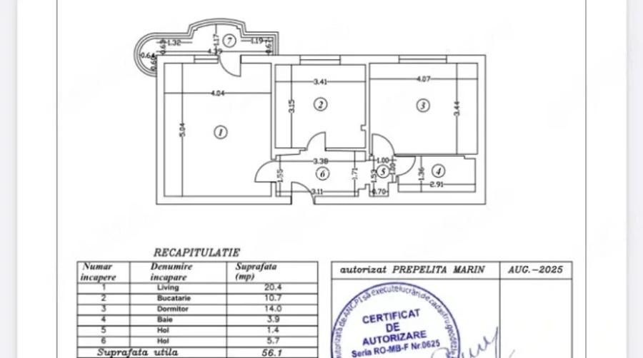 Brancoveanu-strada Paduroiu-apartament 2 camere - 2