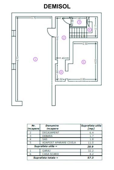 Brancoveanu, casa S+P+1Et+M, 260 mp utili, garaj subteran, adapost ALA - 5