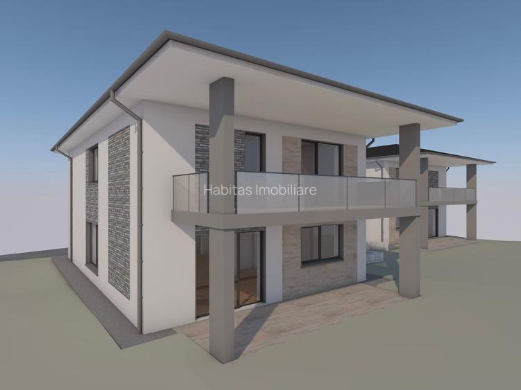 Casa individuala (semicolectiva) 172 mp utili, teren 765 mp Feleacu - 43