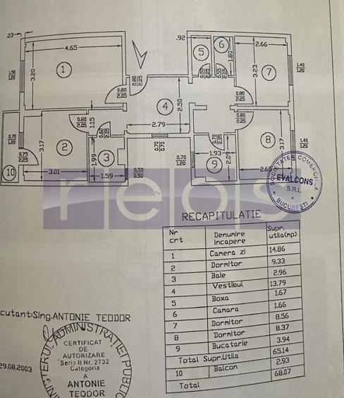 VANZARE APARTAMENT 3 CAMERE | LACUL TEI | 66MP | RENOVAT | MOBILAT - 8