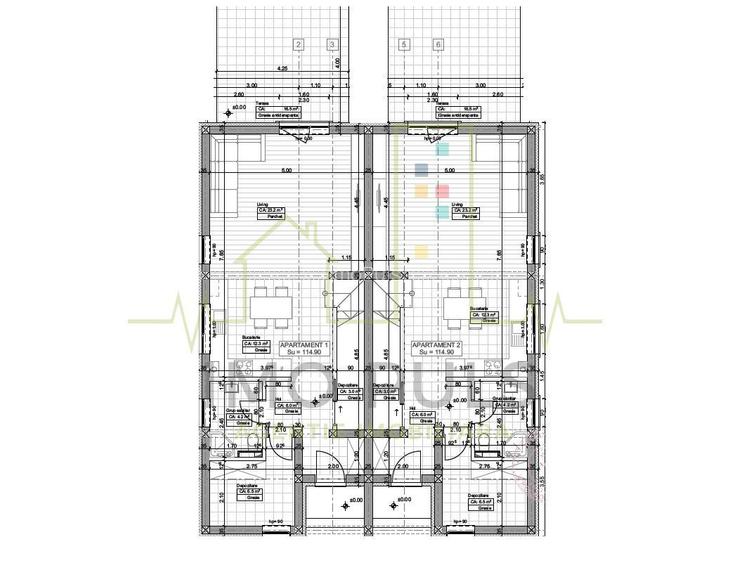 Duplex in Mosnita noua. Pozitie foarte buna. Se pot face 3 dormitoare - 1