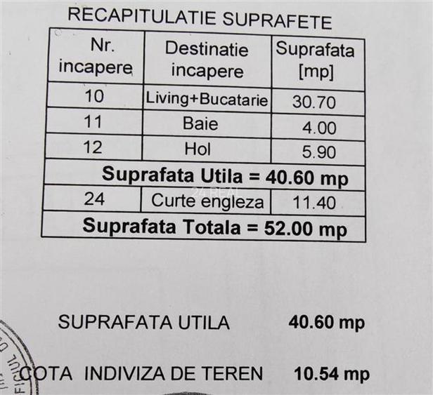 Garsoniera Demisol 52mp - terasa englezeasca - loc parcare inclus - 13