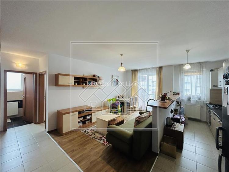 Apartament de vanzare in Sibiu - 2 camere, balcon - etaj 2/4 - 6