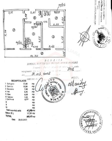 70.ooo euro, apartament 59 mp,  2 camere, decomandat etaj 5 Micro18 - 3