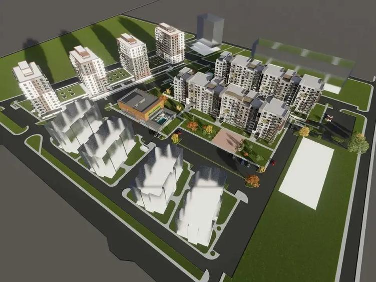 Apartament 2 camere, incalizare in pardoseala, se accepta credit