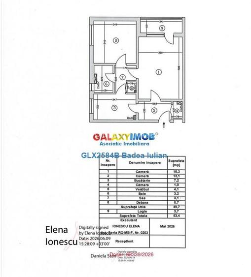 Apartament 2 camere etaj 7 10 - renovat - Metrou Titan - 8