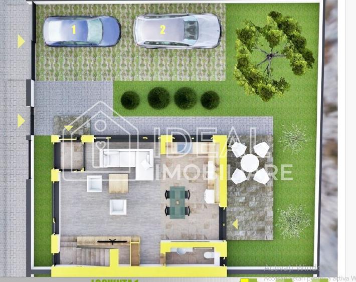 Casă modernă cu cu 4 camere si gradina, în Selimbar