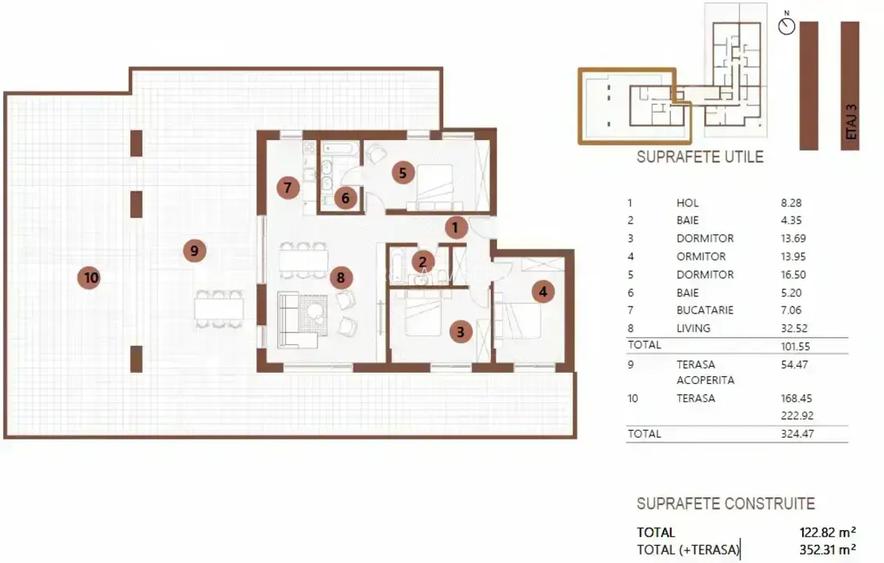 4 Camere Premium | Floreasca | Terasă  223 mp - 12