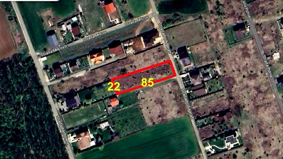 Vanzare 1875 mp teren Snagov, langa padure, zona superba, toate utilitatile