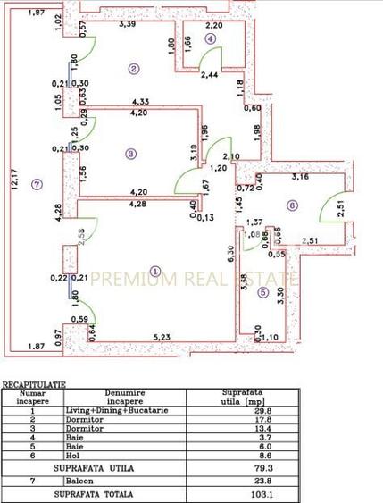 Apartament NOU 80 Mp utili + 24 mp terasa, 3 camere, parcare subterana, Iancu N. - 1