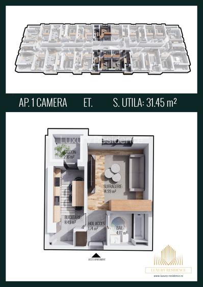 SUPER OFERTA GARSONIERA-CHIAJNA/ILFOV-LUXURY RESIDENCE - 3