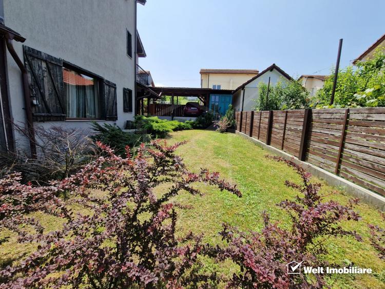 Casa ultrafinisata in mijlocul naturii, gradina amenajata, Gilau