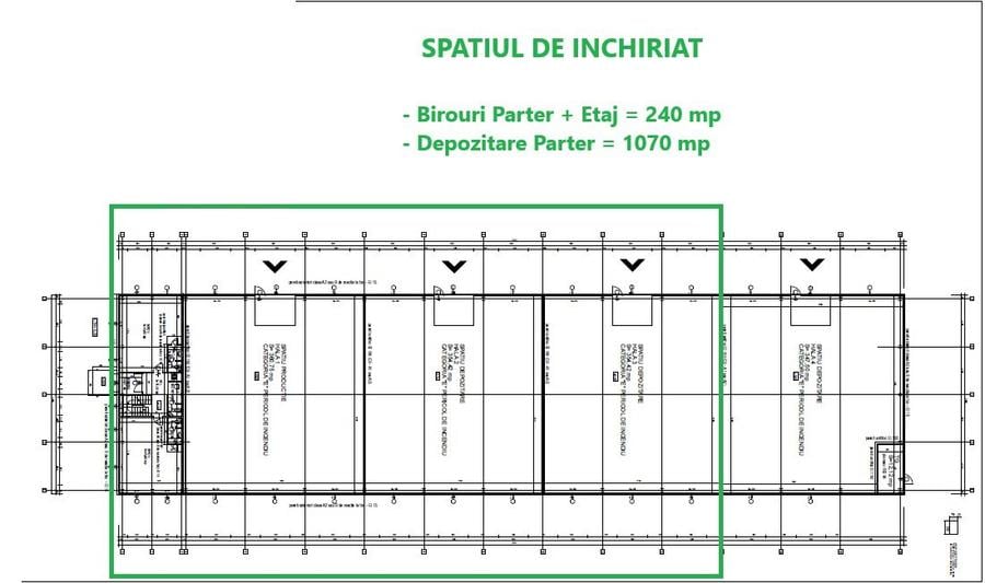 Hala de inchiriat Oxigenului, zona București