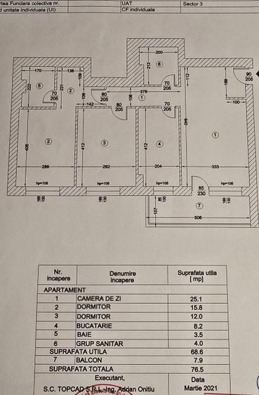 Apartament 3 camere 2 bai Parcare inclusă Pallady 2 min metrou