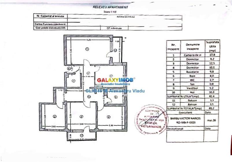 Vanzare apartament 4 camere, bdul Chișinău- zona Miramar