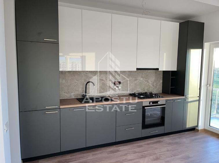 Apartament nou,2 camere si curte de 20 mp,mobilat Torontalului