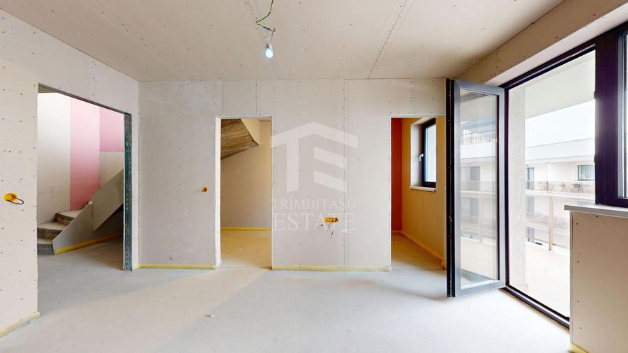 Duplex 4 camere | 126 mp+terasă 90 mp | Etaj 11–12 | Hills Brauner