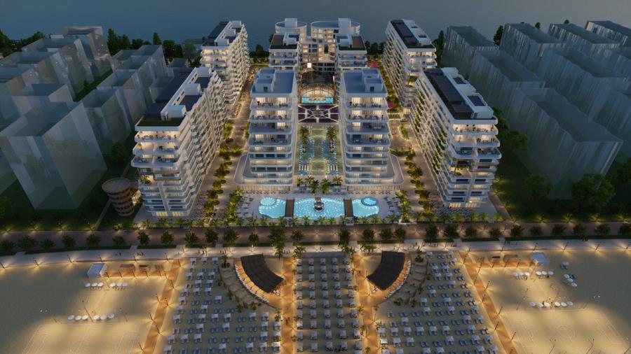 Studio de lux complet amenajat în AXXIS Nova Resort, Mamaia, prima linie la mare