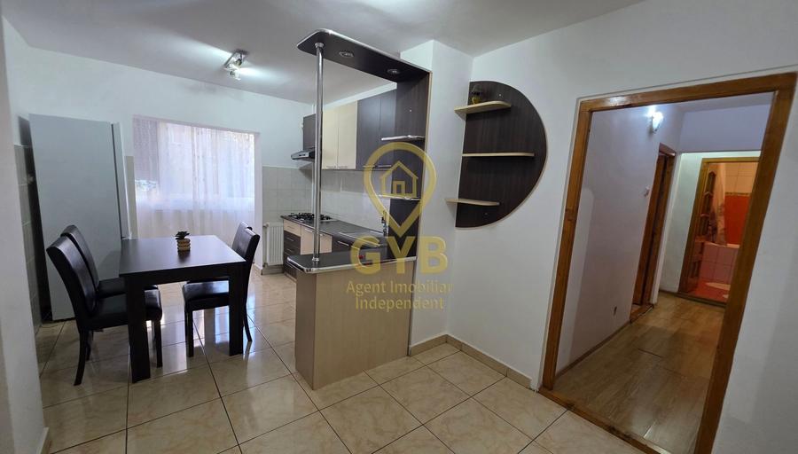 De închiriat apartament cu 3 camere la parter tip PB, 0% comision
