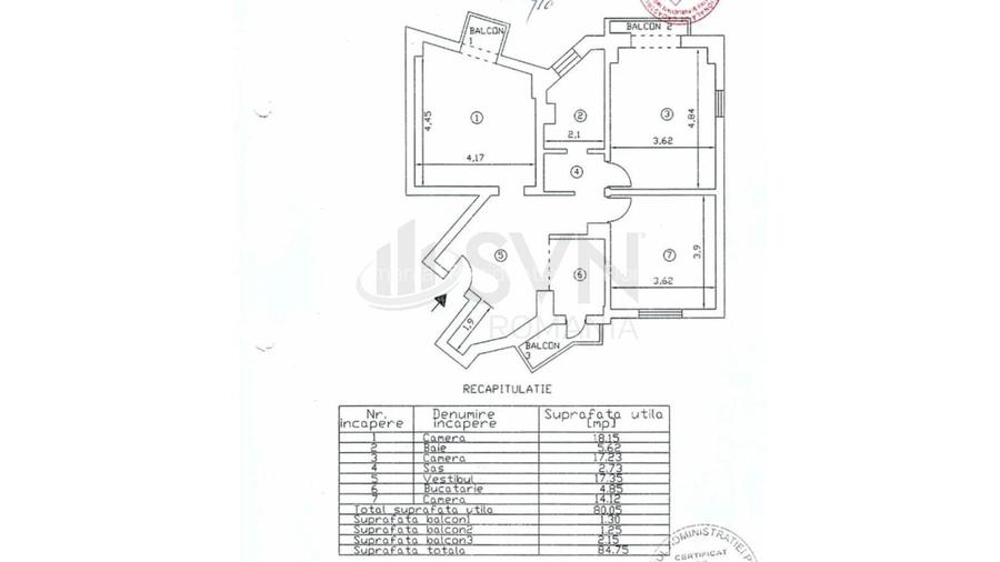 REA1022771 Apartament 6 camere l Rond Alba Iulia - 14