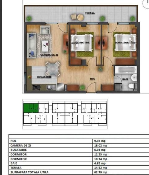 0% Comision | Apartament 3 camere | ultrafinisat | parare subterana