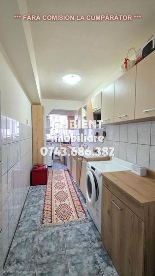 Apartament cu 3 camere, mobilat si utilat, etaj 3, VASLUI zona CENTRU;