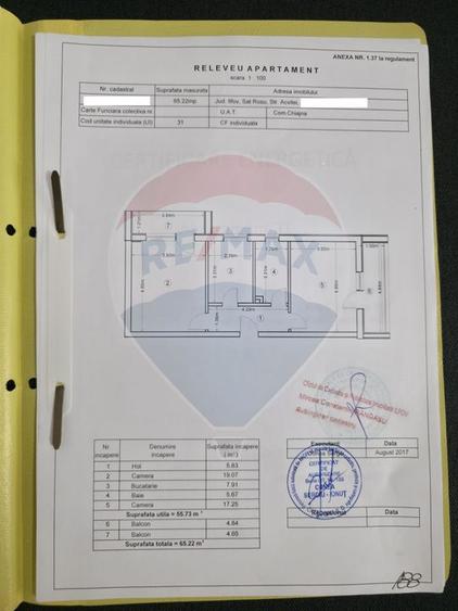 Apartament 2 Camere Militari | Rosu | Parcare Inclusa | Bloc 2017