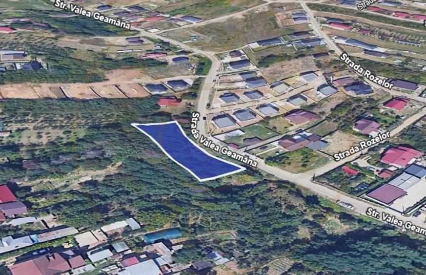 Teren intravilan 1299 MP Geamana, Pitesti – zona excelenta, toate utilitatile