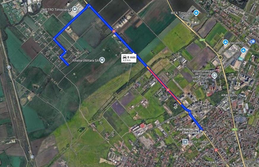 Vând teren,în Timișoara, zona Torontal. Pentru investitori