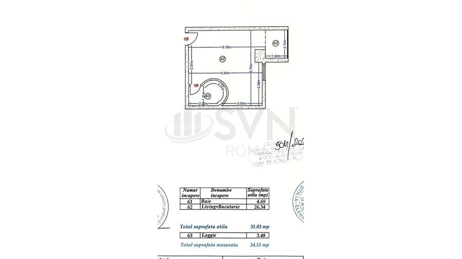 REA1029779 GARSONIERA UNIRII-PIATA ALBA IULIA - 6