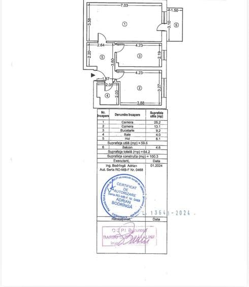 Apartament 2 camere 65 mp Exigent Plaza Residence - Faza 5 Lujerului Politehnica