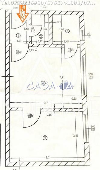 Apartament 2 camere, situat in Targu Jiu, Slt Gheorghe Barboi -Casa Tineretului*