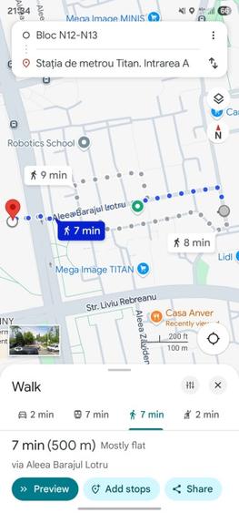 Vand garsoniera - zona piata Minis