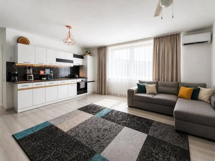 Apartament 2 camere, 46 mp, parter înalt, luminos, dotări de lux