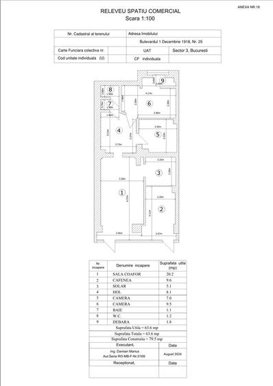 Spatiu Comercial de inchiriat, Bd. 1 Decembrie 1918, nr. 25, pret Negociabil