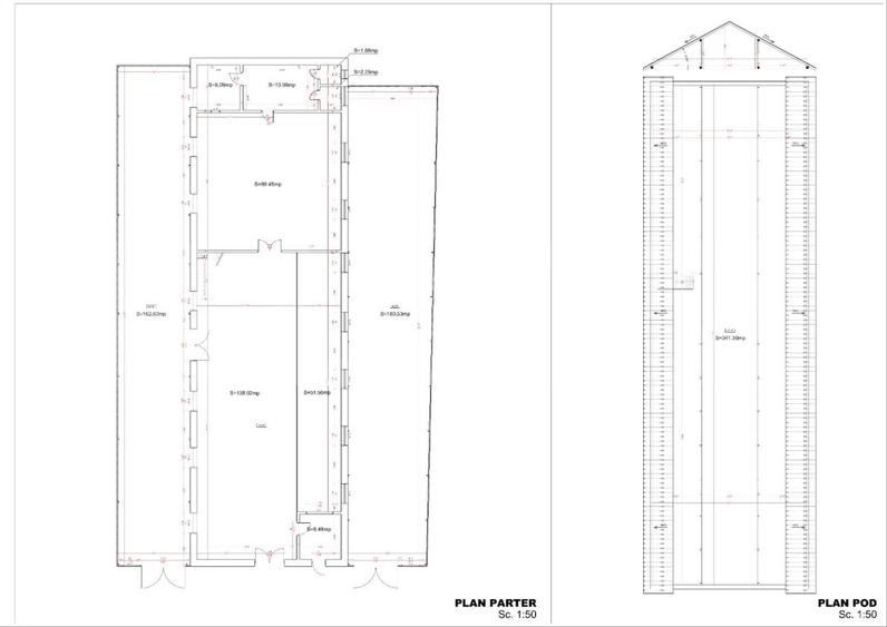 Hală Industrială amenajată și compartimentată – 656 mp