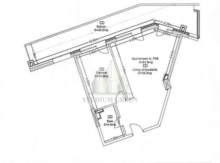 Apartament 2 camere ! Wings ! Direct de la Dezvoltator!