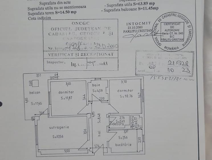 3 camere vedere panoramică - Casa de Cultură