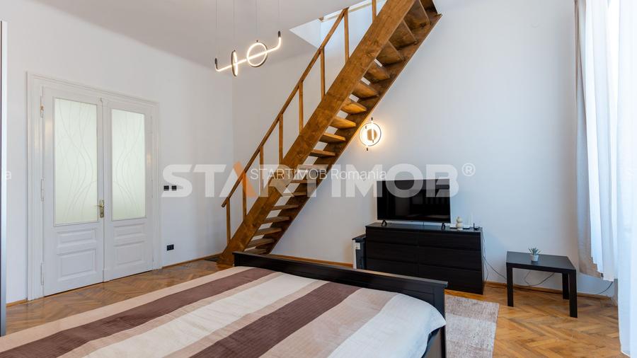 Studio mobilat Central Brasov cu parcare str Lunga