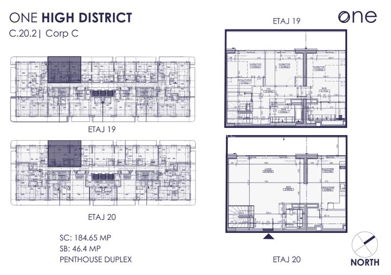 VANZARE PENTHOUSE DUPLEX // ONE HIGH DISTRICT// DIRECT DEZVOLTATOR - 1