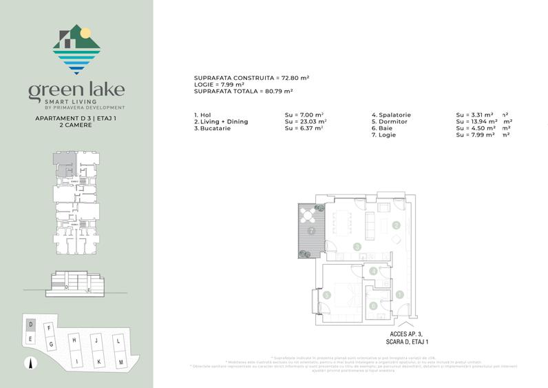 Apartament de 2 camere decomandat in zona Baneasa