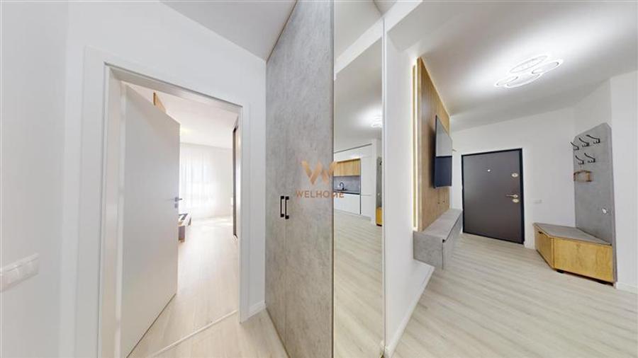 Apart. 3 camere si balcon, 61.2mp utili, predare la alb, Doamna Stanca