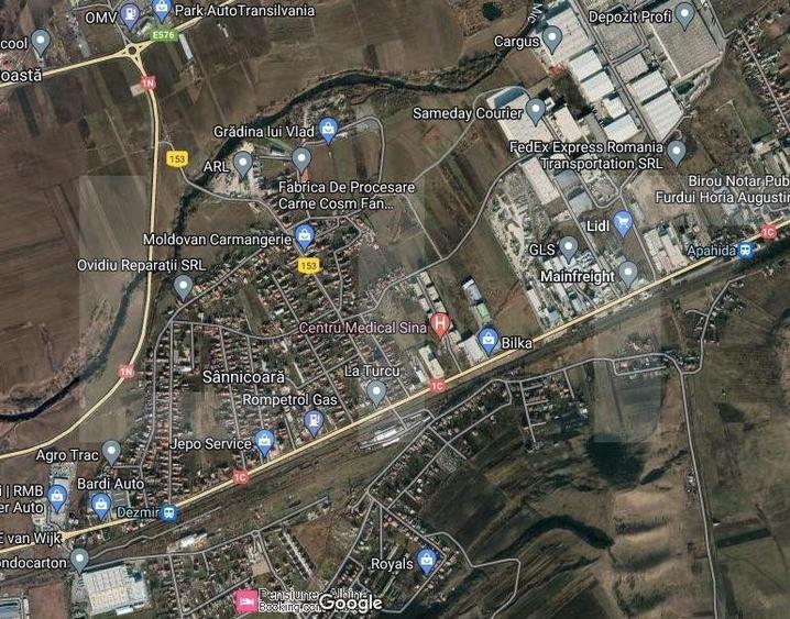 Teren Intravilan pentru constructii, 17500 mp, Sannicoara