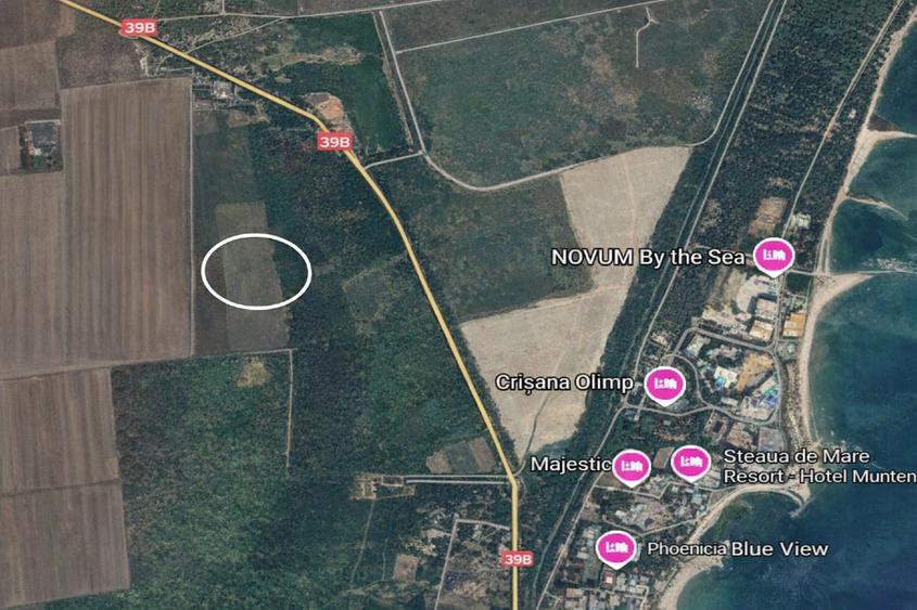 2 loturi intravilane, poziție excepțională – langa padure, lac, mare