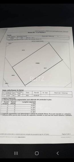 Teren intravilan, 500 mp, zona Ghercesti - 2