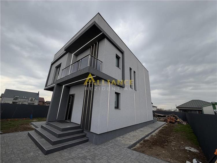 <Casa individuala cu finisaje de lux> 4 camere 3 bai + dressing teren 540mp