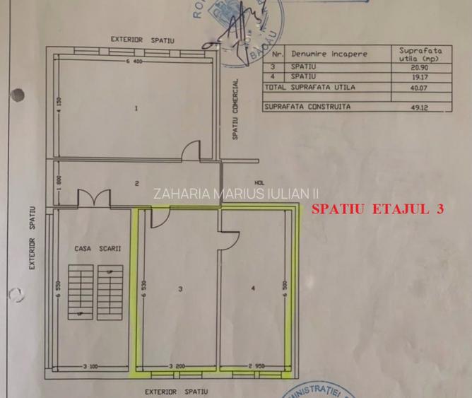 Spatii birouri de vanzare, ultracentral, str. Mihai Viteazu, Bacau - 9
