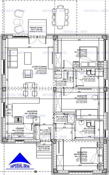 Balotesti – Lahovari | Casa Parter | 4 cam. | Teren 530 mp | Finisaje la alegere - 9